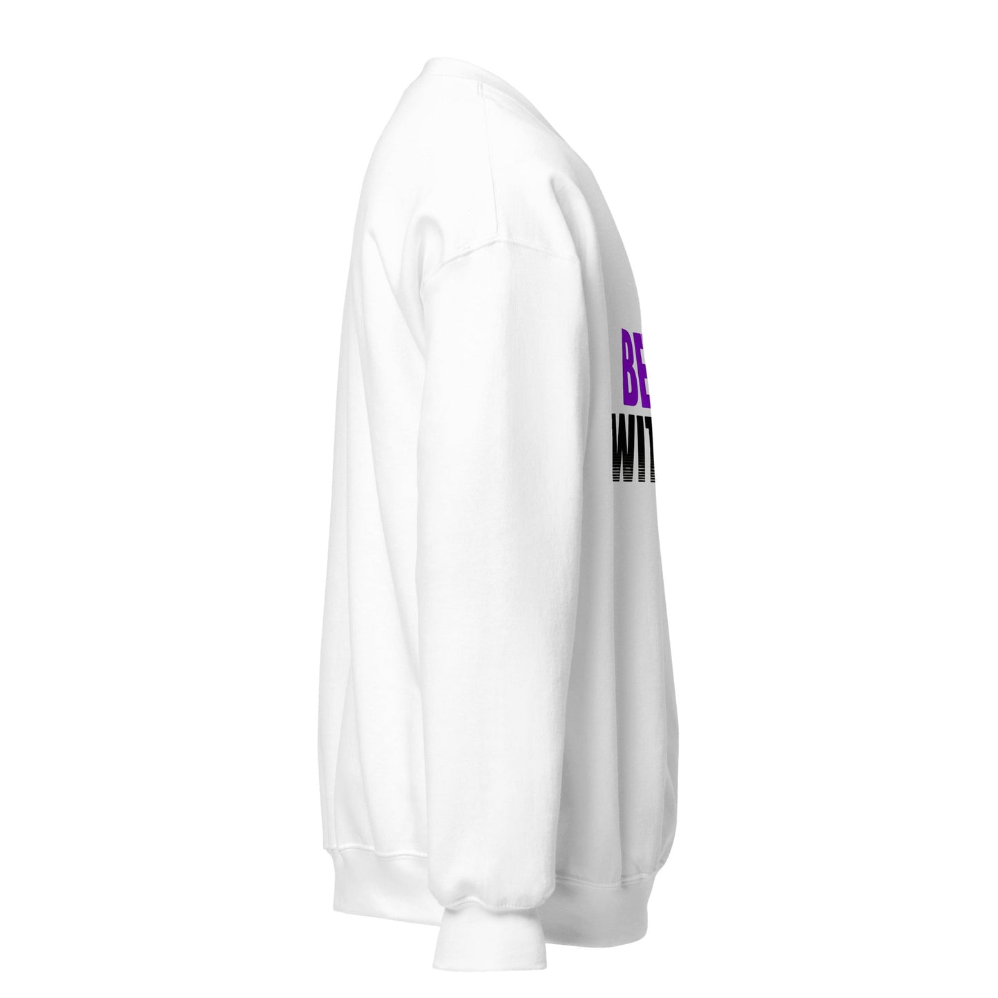 Better With Her — Unisex Classic Sweatshirt (White) - Truth Forge Apparel