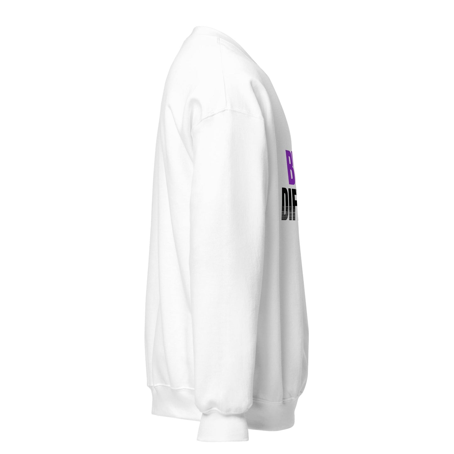 Built Different – White Unisex Sweatshirt - TruthForge Apparel