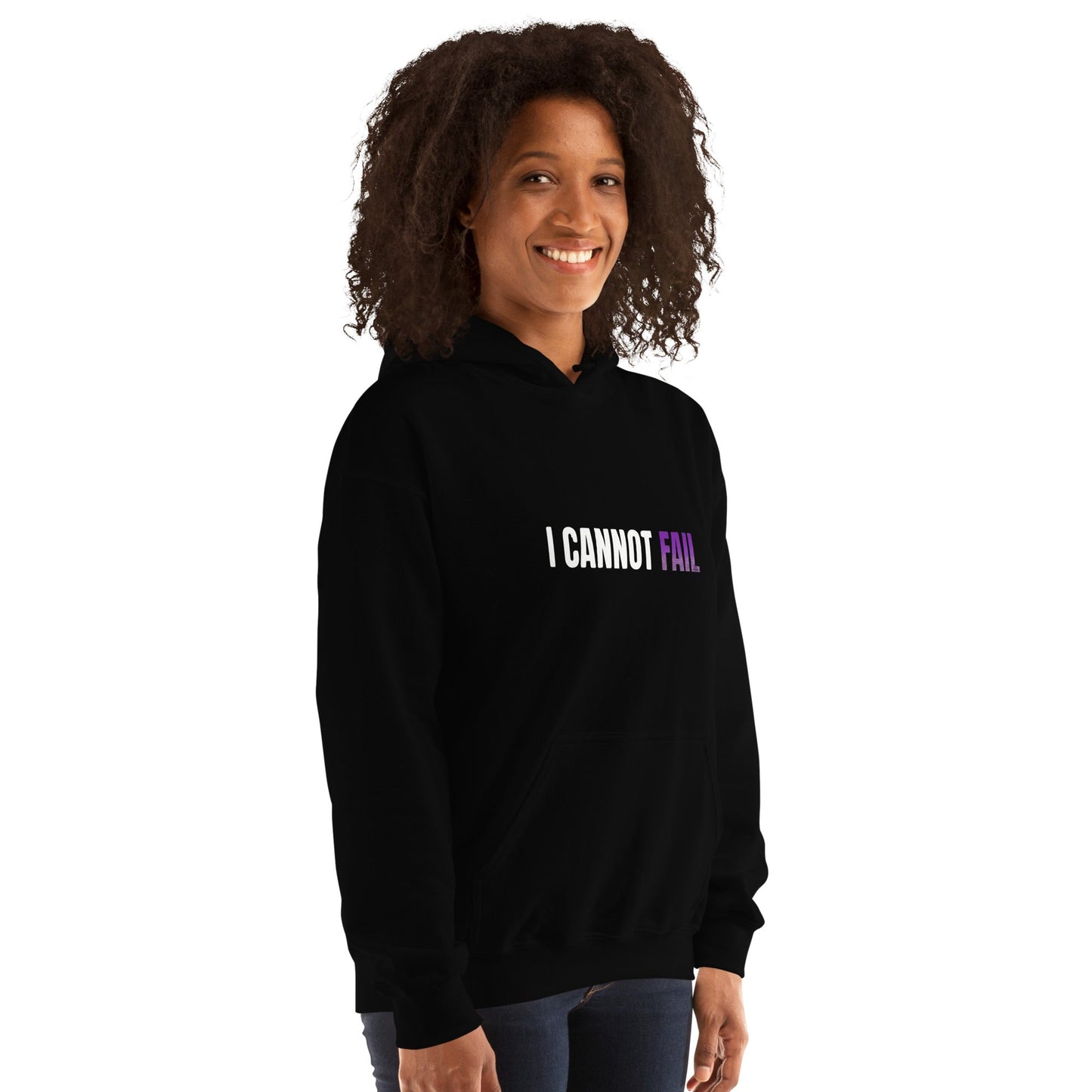 I Cannot Fail – Black Essential Hoodie - TruthForge Apparel