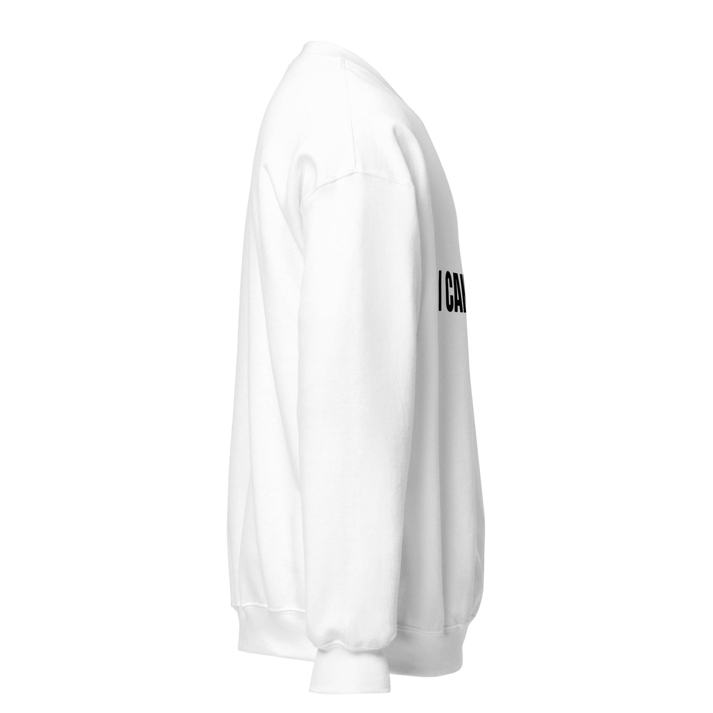 I CANNOT FAIL – Unisex Sweatshirt (White) - TruthForge Apparel