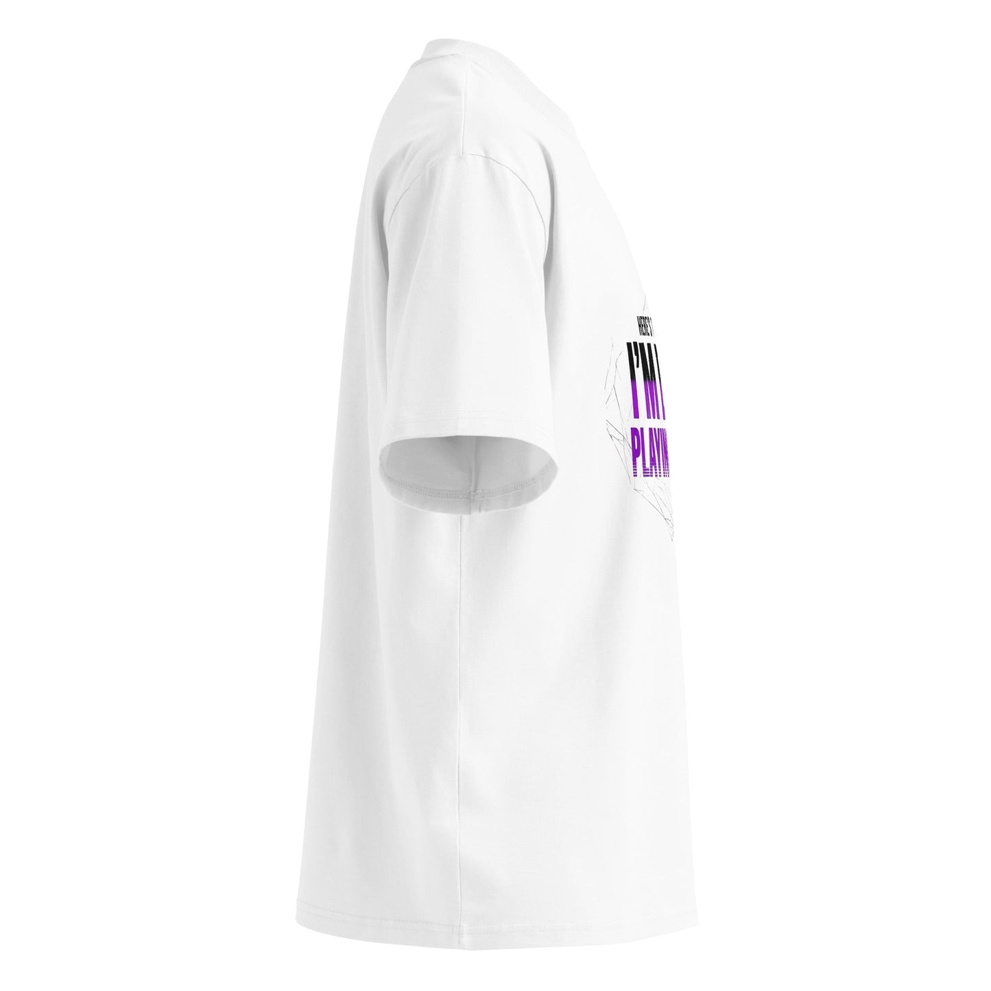 I’m Done Playing Small — Unisex Oversized T-Shirt (White) - Truth Forge Apparel