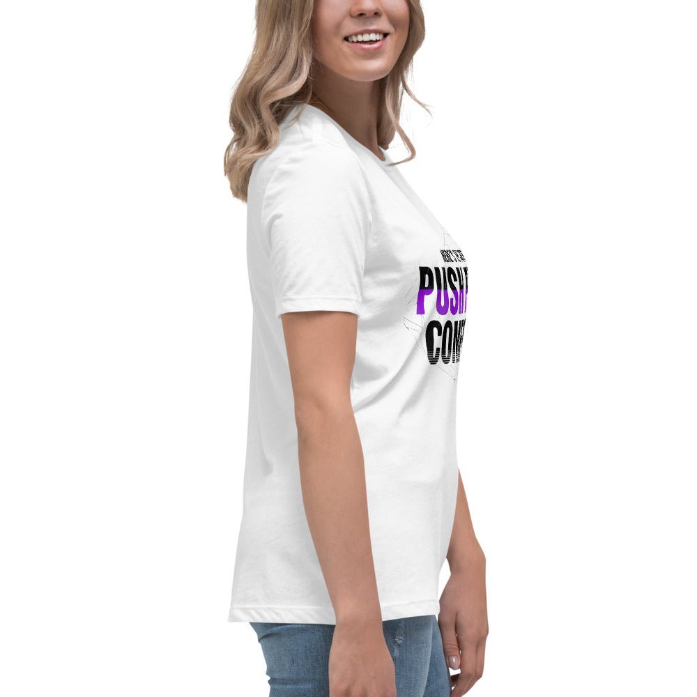 Push Past Comfort Women’s T-Shirt | Motivational Everyday Tee - Truth Forge Apparel