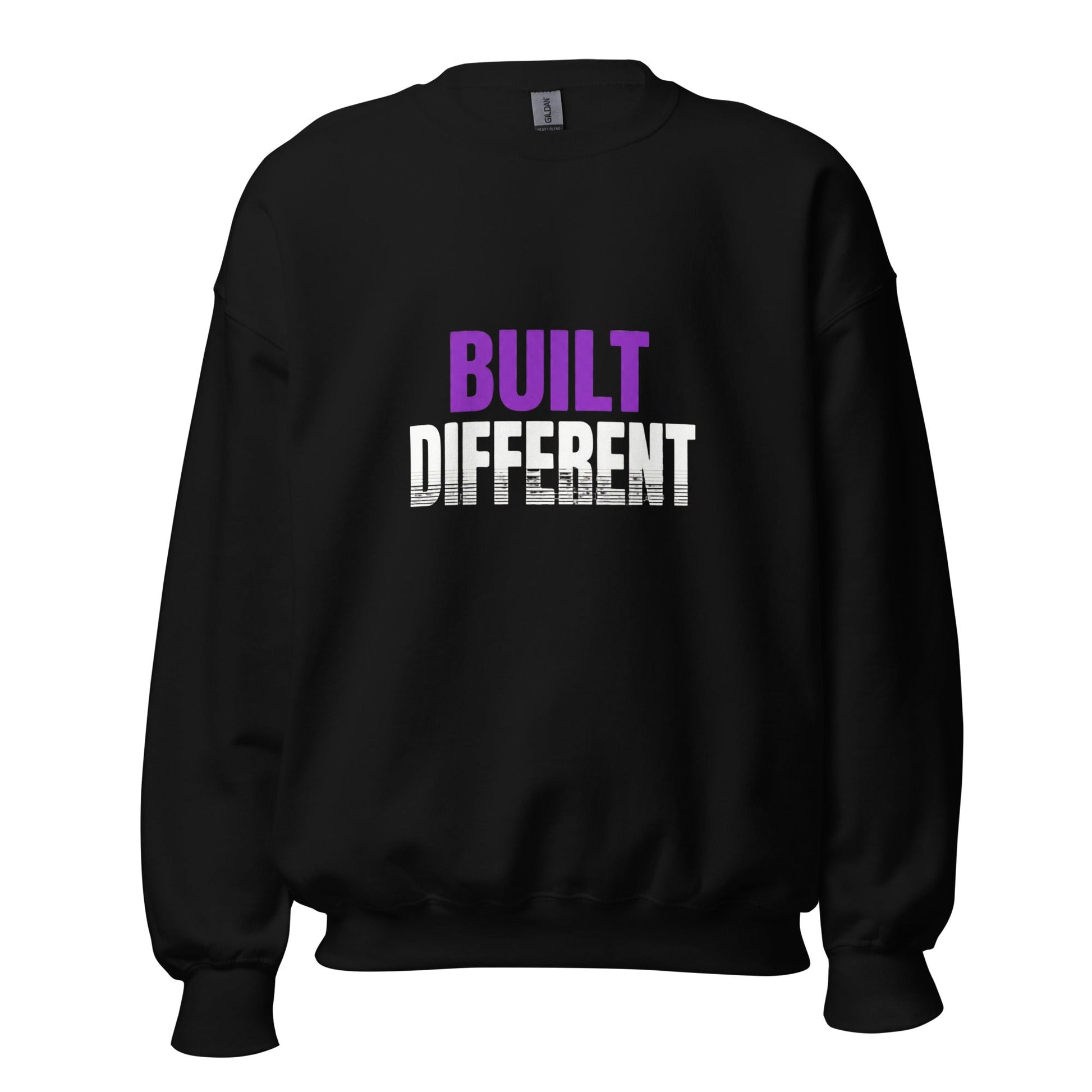 Built Different – Black Unisex Sweatshirt - TruthForge Apparel