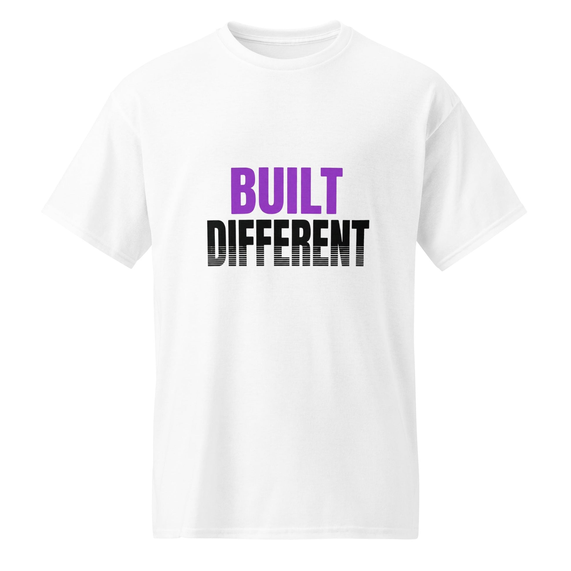 Built Different – White Premium Tee - TruthForge Apparel