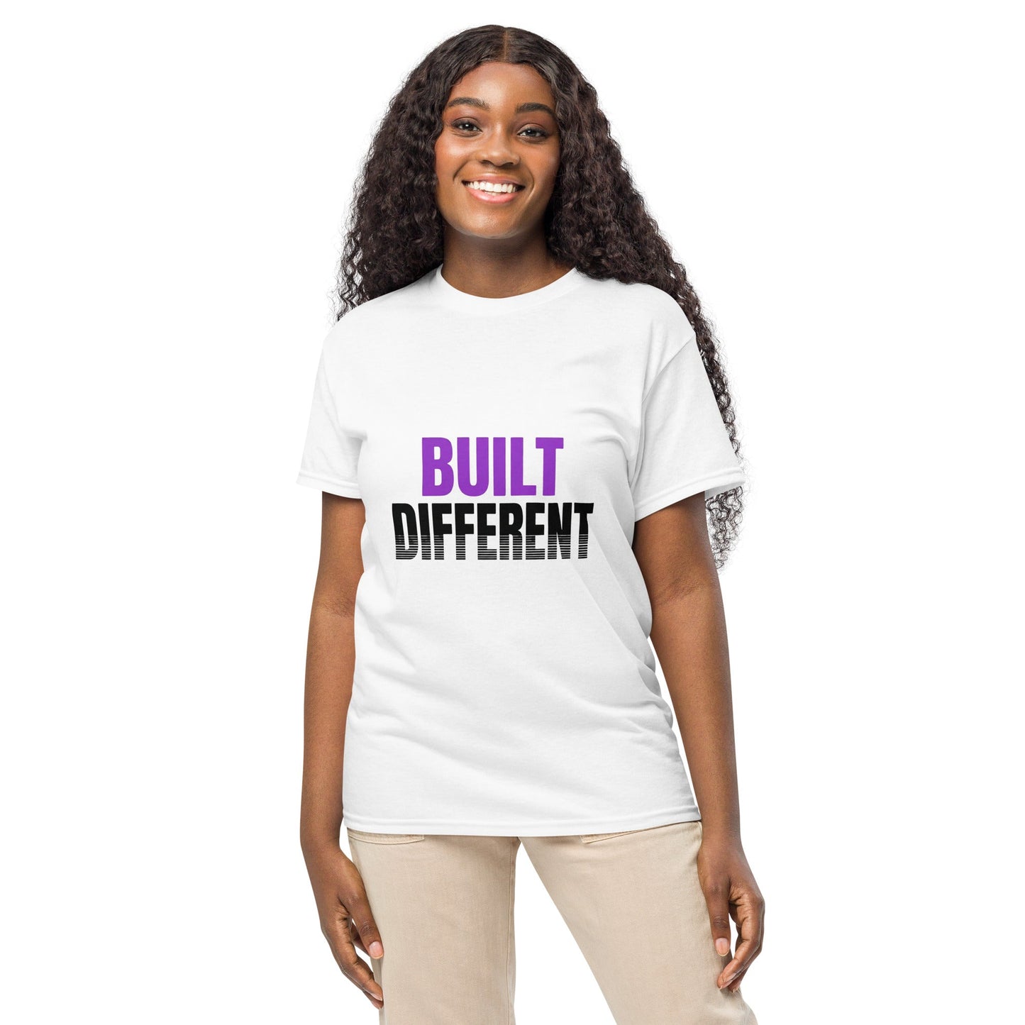 Built Different – White Premium Tee - TruthForge Apparel