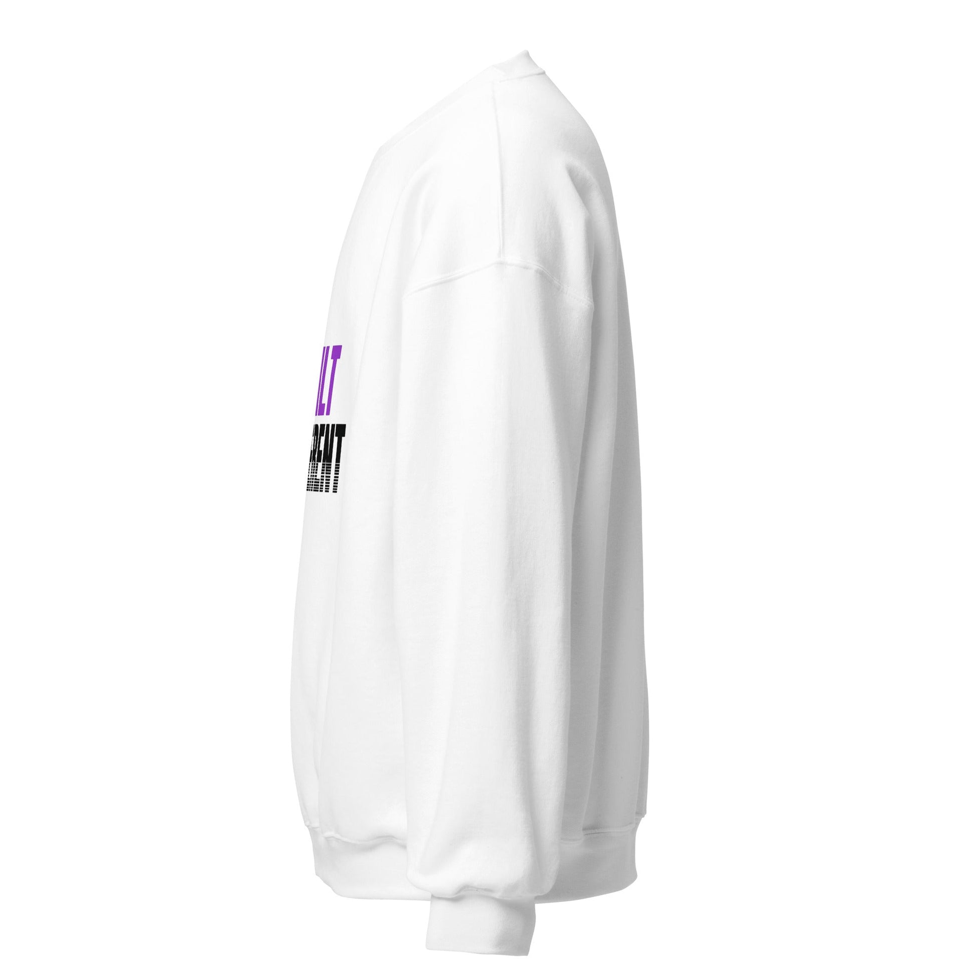 Built Different – White Unisex Sweatshirt - TruthForge Apparel