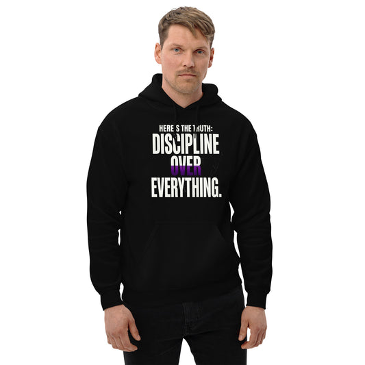 Discipline Over Everything — Unisex Classic Hoodie (Black) - Truth Forge Apparel