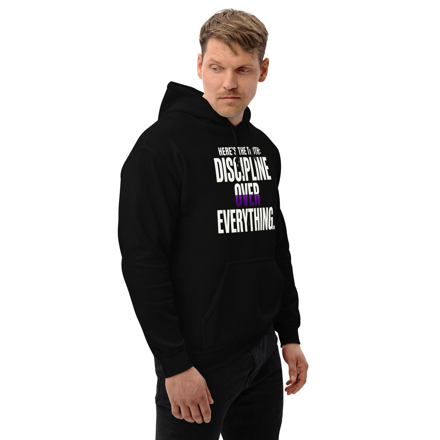 Discipline Over Everything — Unisex Classic Hoodie (Black) - Truth Forge Apparel