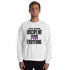 Discipline Over Everything — Unisex Classic Sweatshirt (White) - Truth Forge Apparel