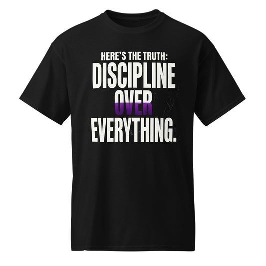 Discipline Over Everything — Unisex Classic T-Shirt (Black) - Truth Forge Apparel
