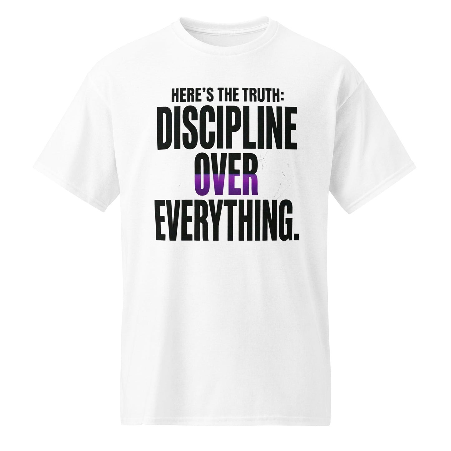 Discipline Over Everything — Unisex Classic T-Shirt (White) - Truth Forge Apparel