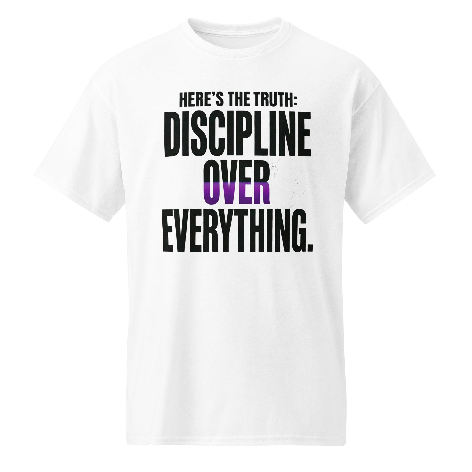 Discipline Over Everything — Unisex Classic T-Shirt (White) - Truth Forge Apparel