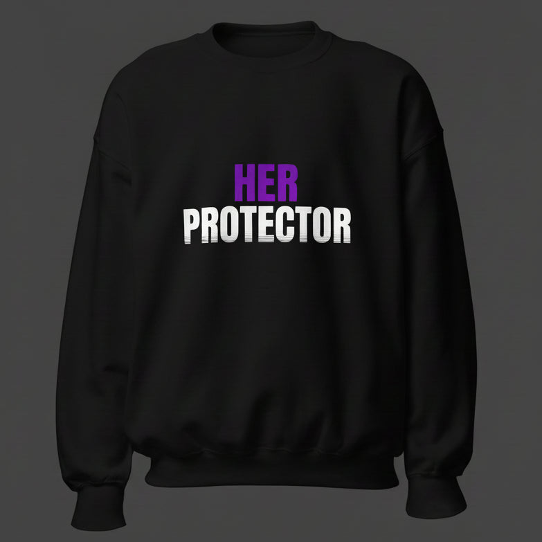 Her Protector – Couple Matching Sweatshirt