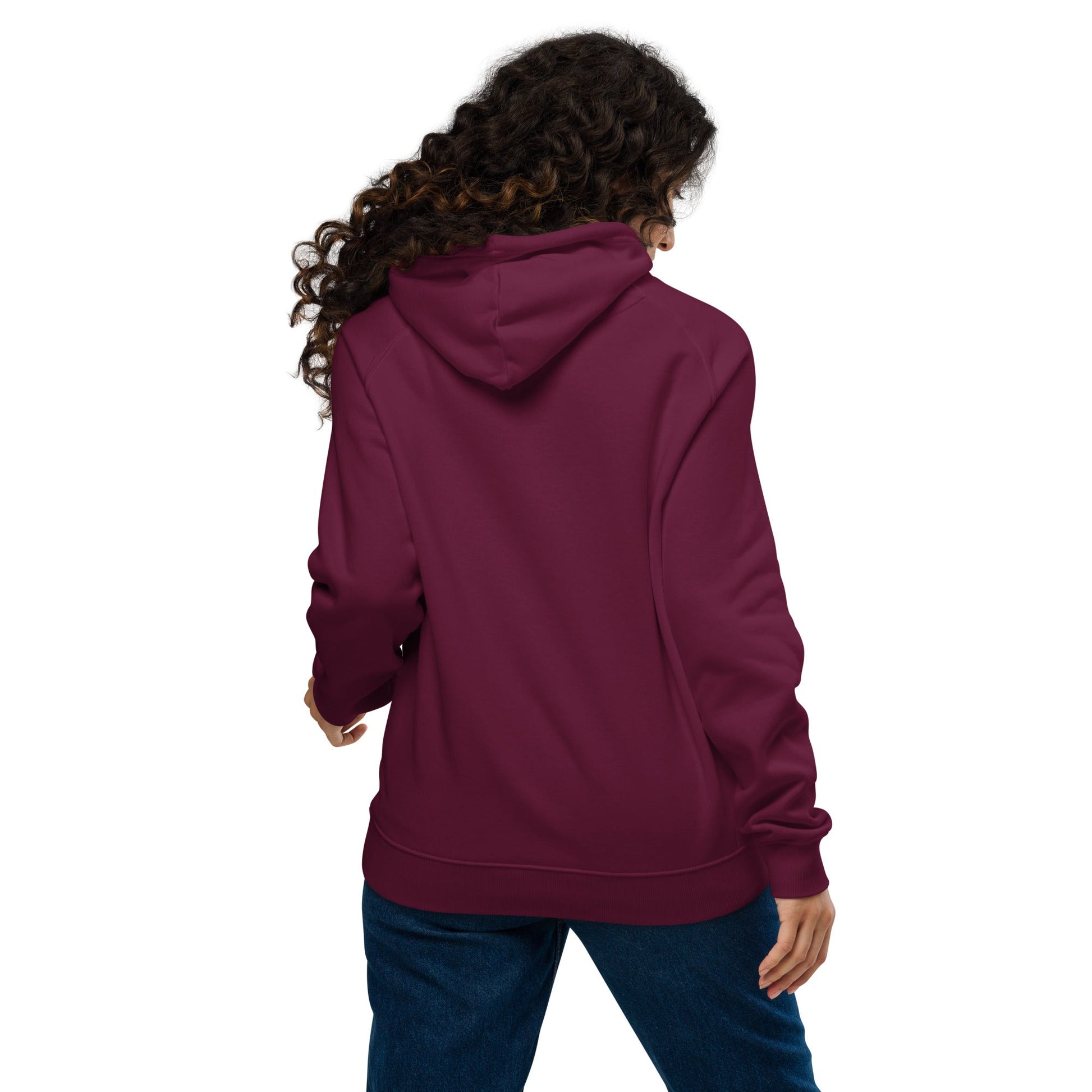 HERE’S THE TRUTH: SHOW UP FOR YOURSELF — Unisex Eco Raglan Hoodie | Mindset Apparel - Truth Forge Apparel