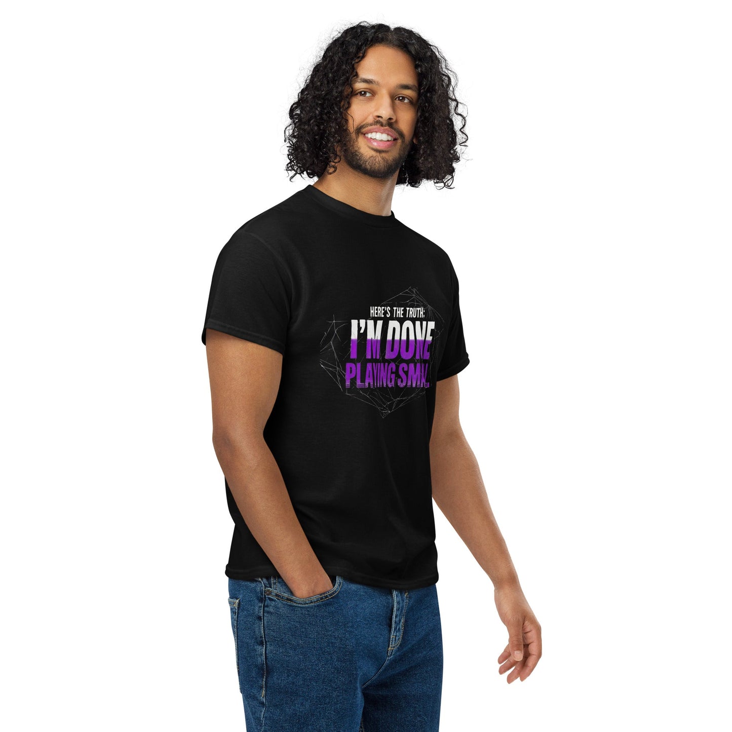 I AM DONE PLAYING SMALL — Unisex Classic T-Shirt (Black) - Truth Forge Apparel