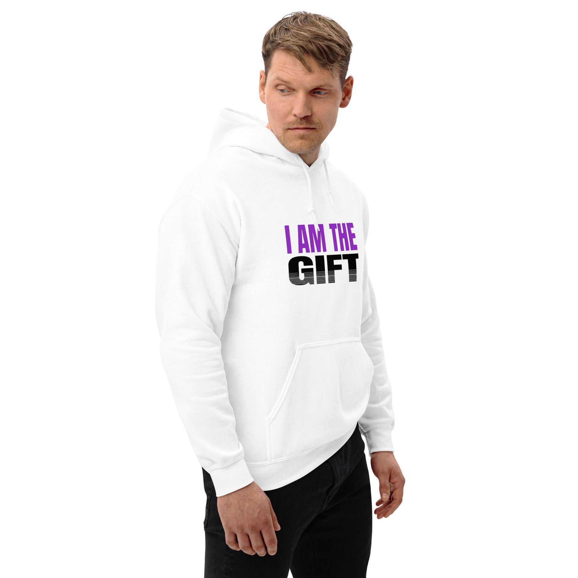 I AM THE GIFT — Unisex Classic Hoodie (White) - Truth Forge Apparel