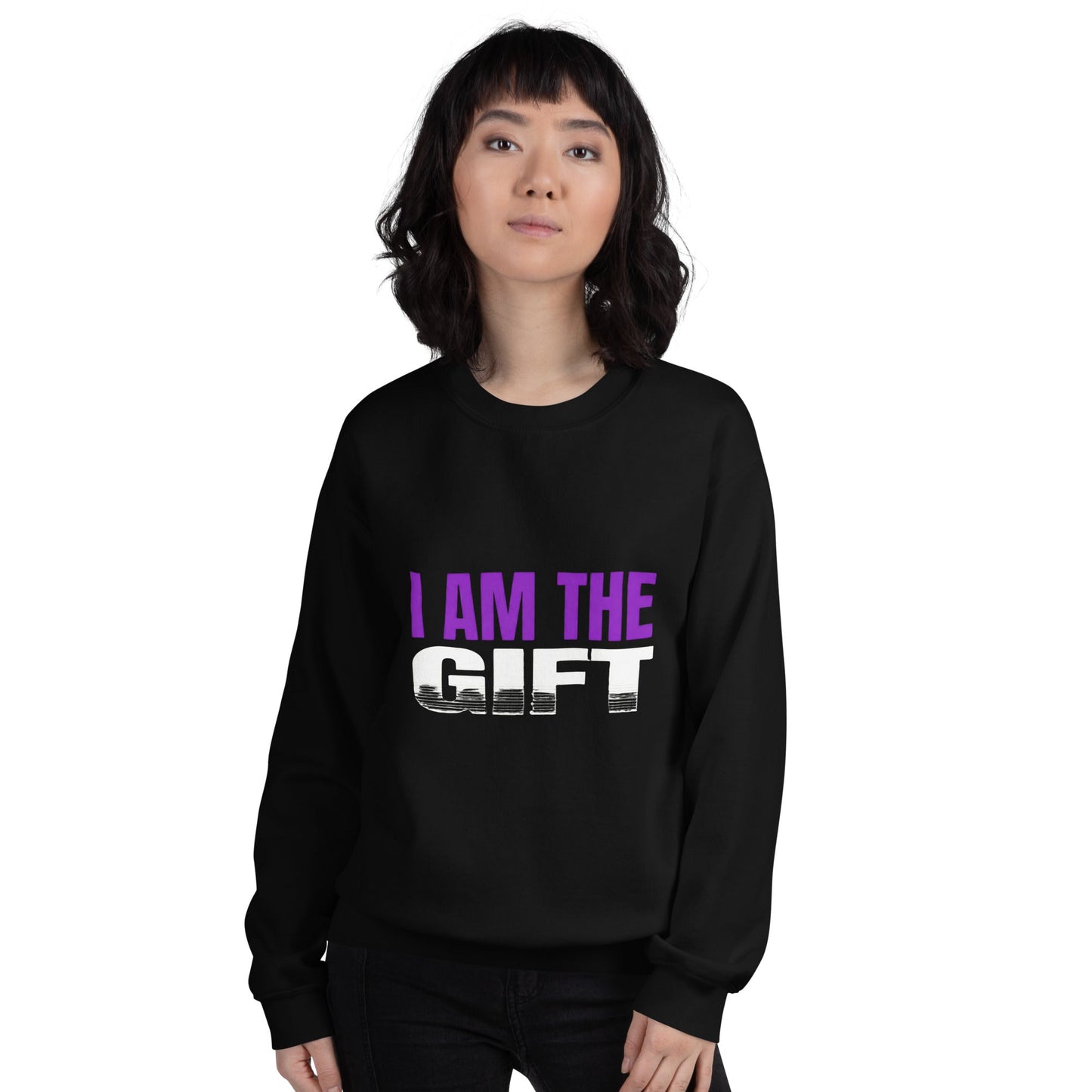 I AM THE GIFT — Unisex Classic Sweatshirt (Black) - Truth Forge Apparel