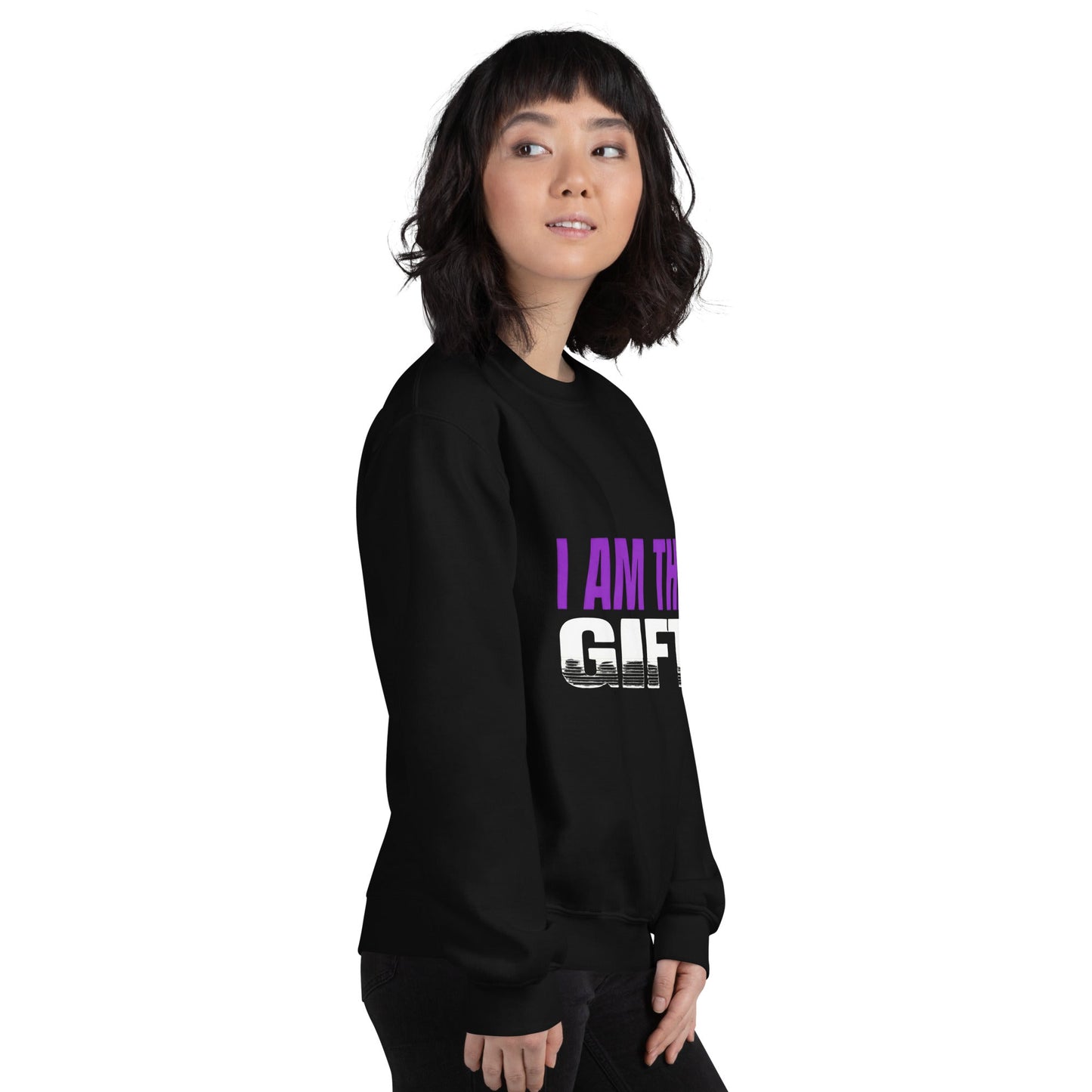 I AM THE GIFT — Unisex Classic Sweatshirt (Black) - Truth Forge Apparel
