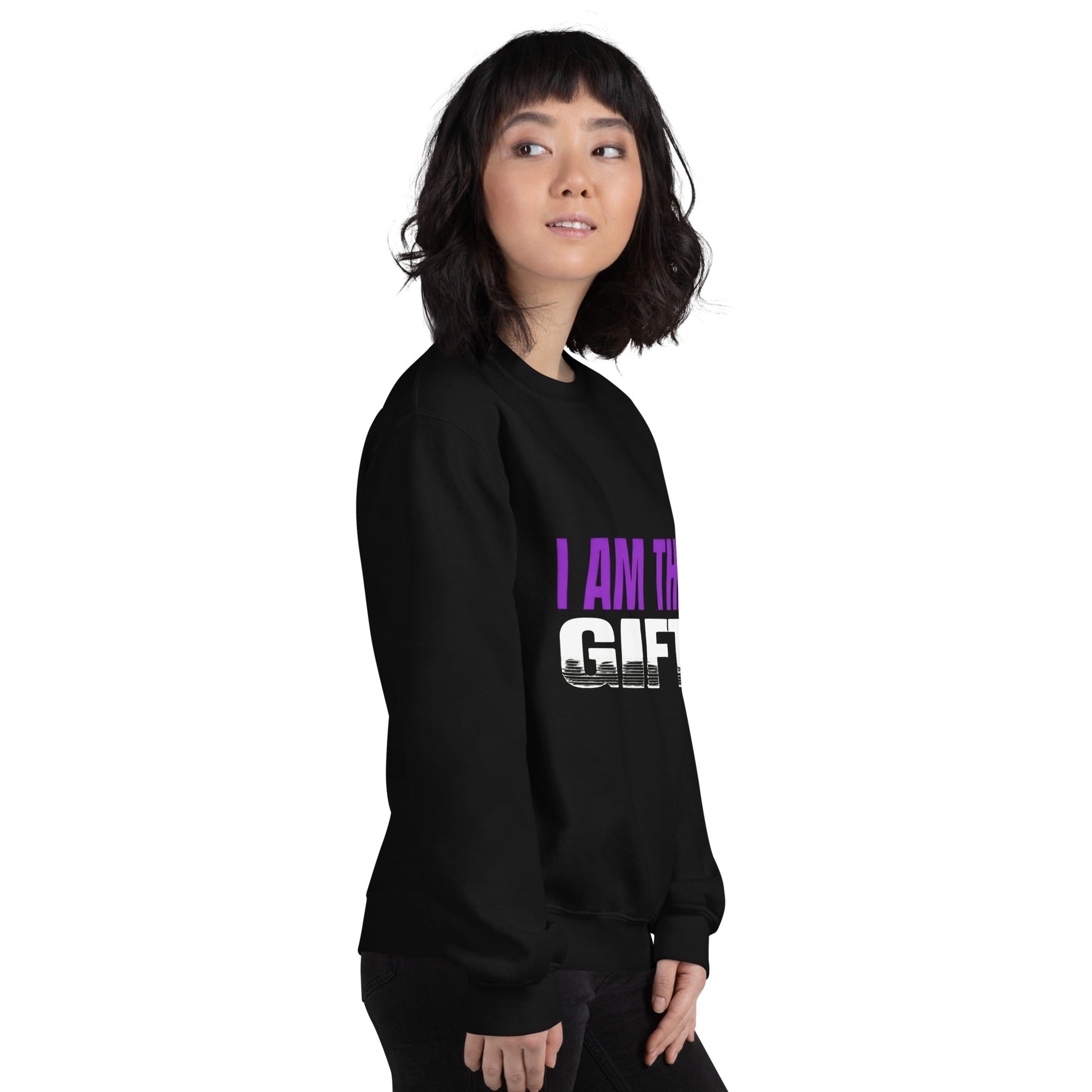 I AM THE GIFT — Unisex Classic Sweatshirt (Black) - Truth Forge Apparel