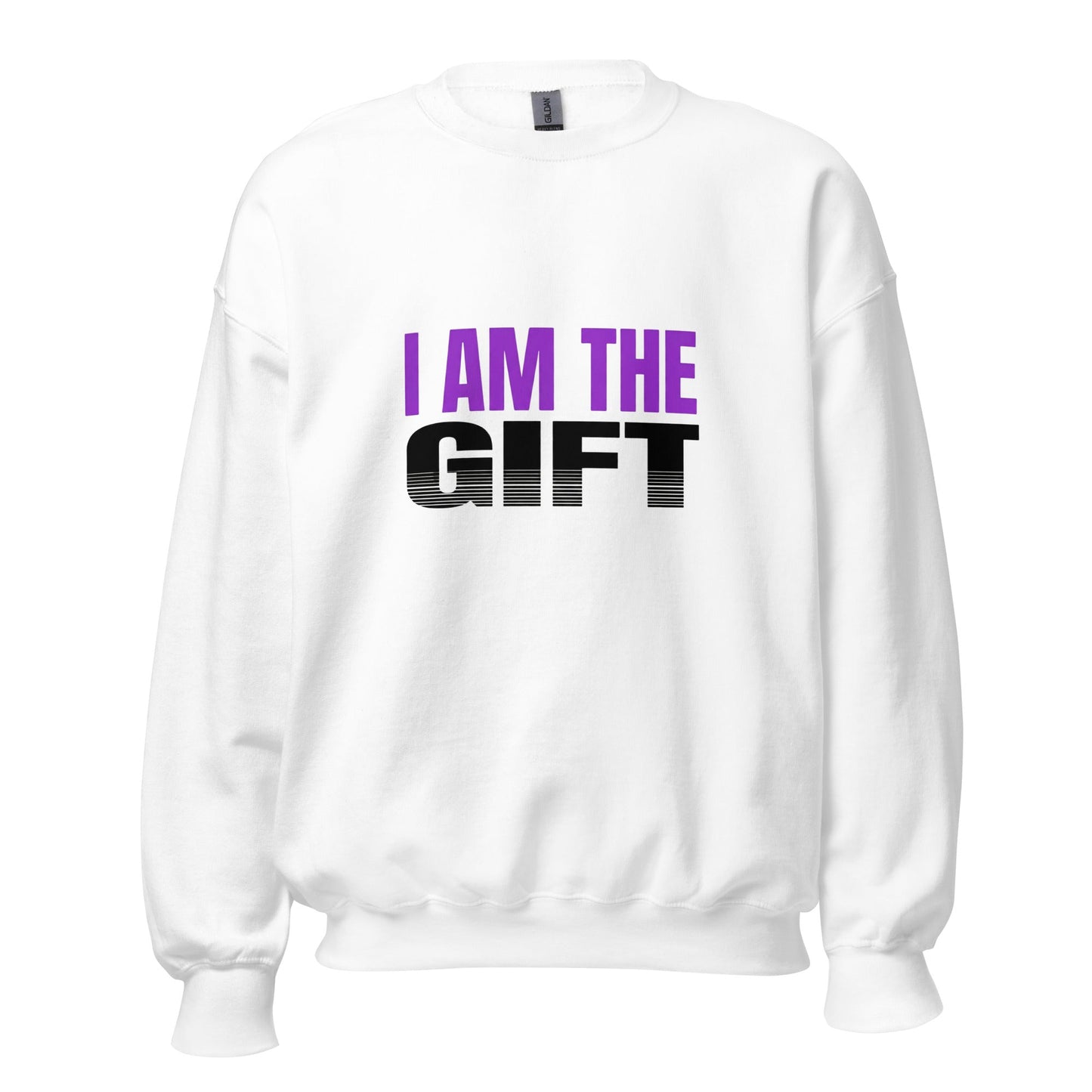 I AM THE GIFT — Unisex Classic Sweatshirt (White) - Truth Forge Apparel