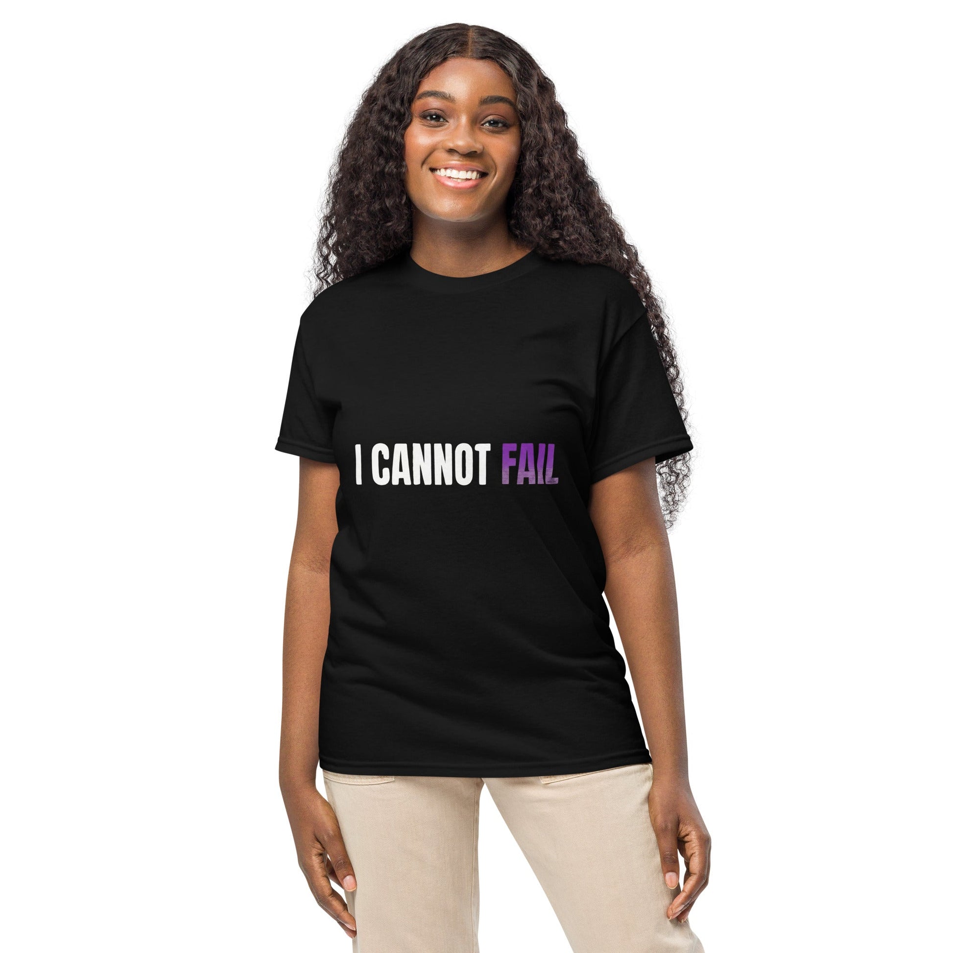 I Cannot Fail – Black Essential Tee - TruthForge Apparel