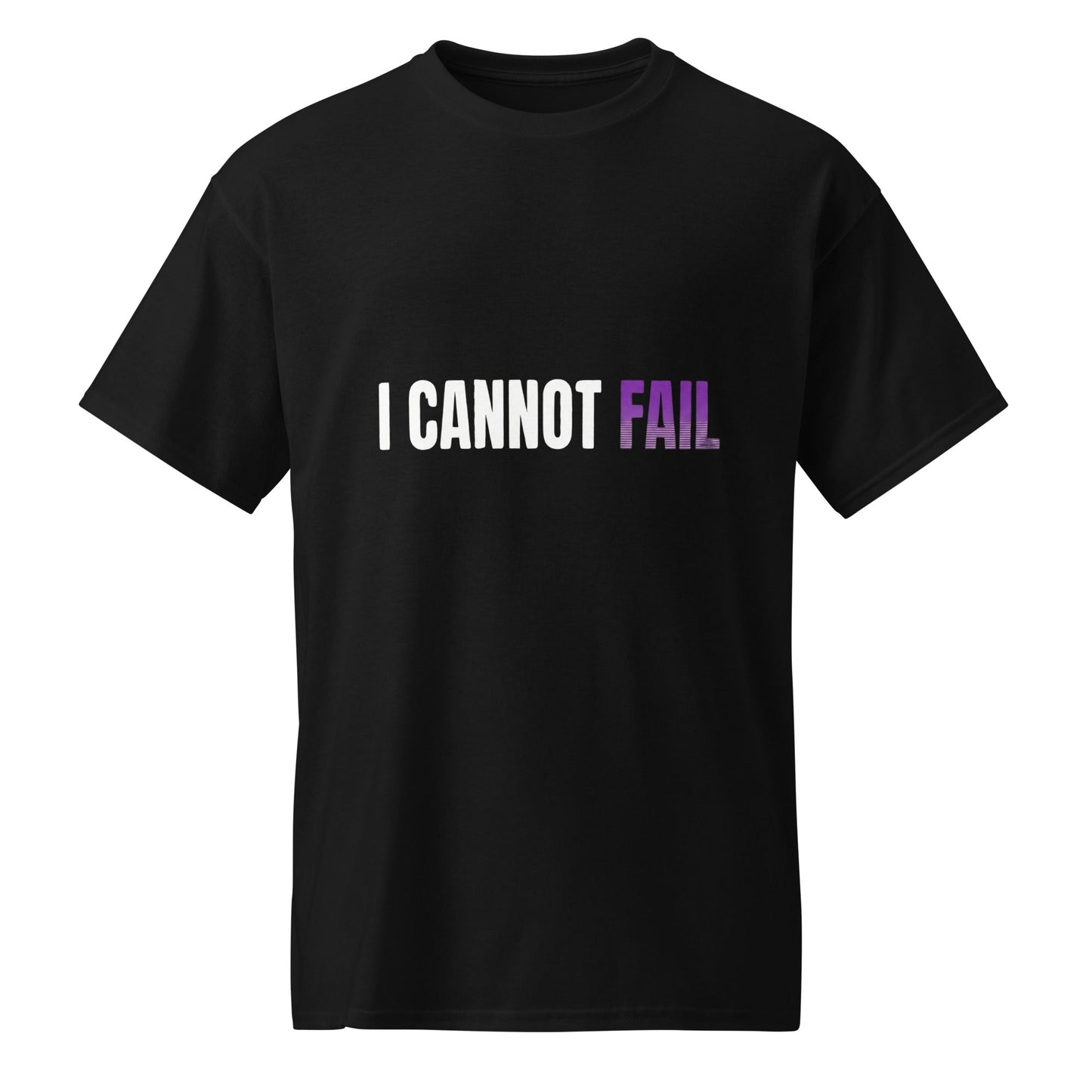 I Cannot Fail – Black Essential Tee - TruthForge Apparel