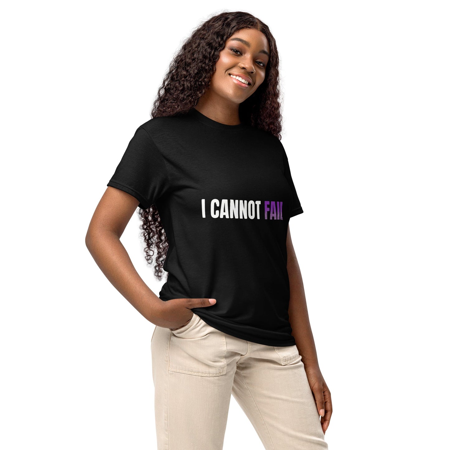 I Cannot Fail – Black Essential Tee - TruthForge Apparel