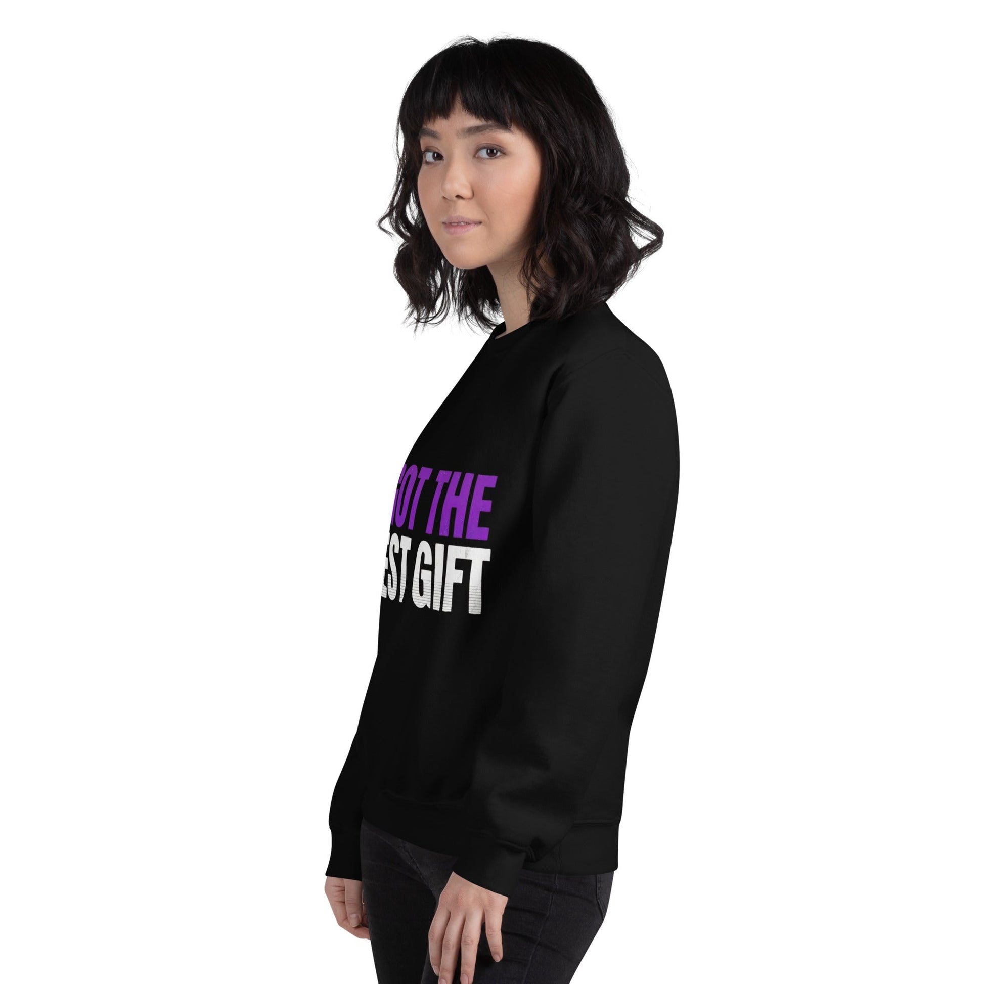 I GOT THE BEST GIFT — Unisex Classic Sweatshirt (Black) - Truth Forge Apparel