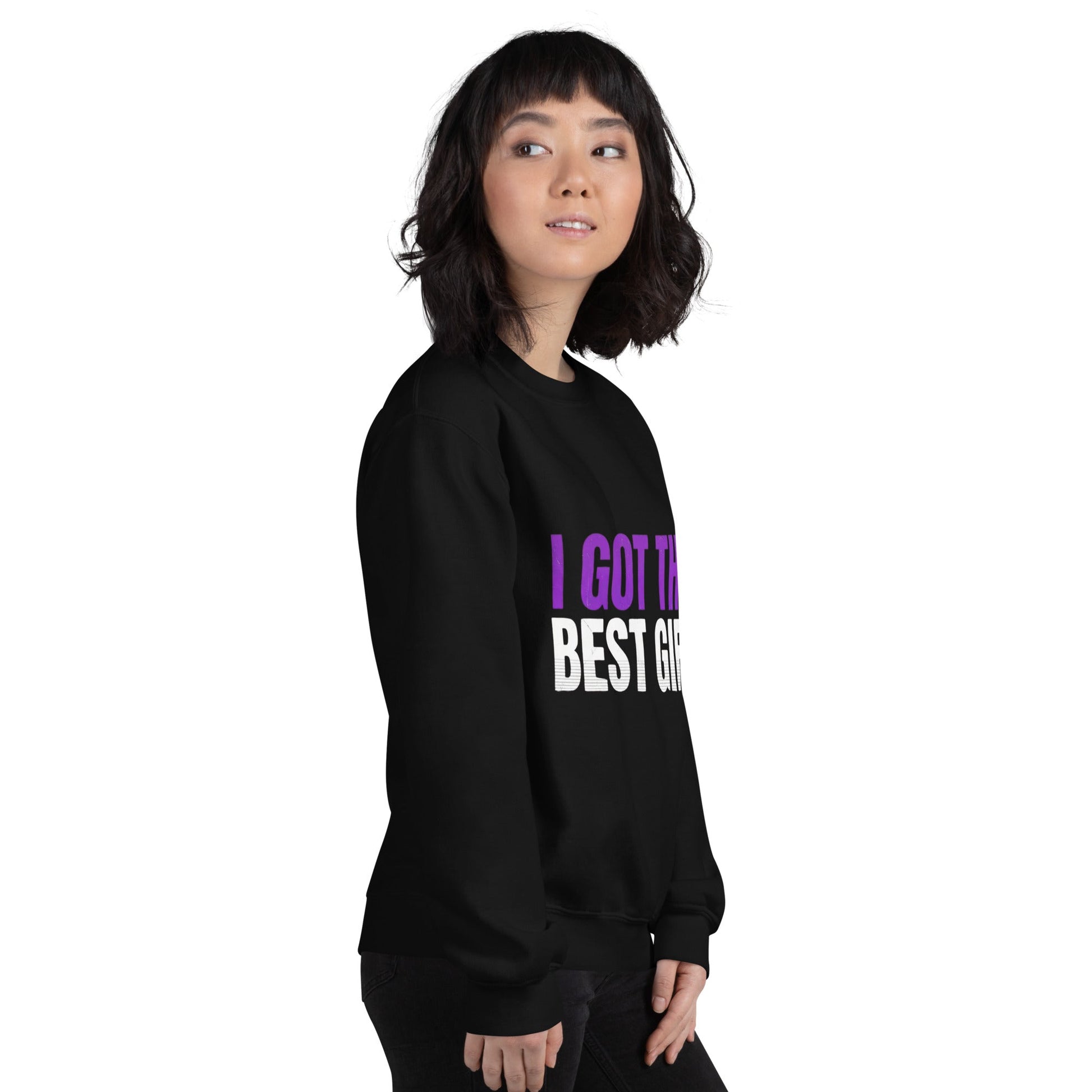 I GOT THE BEST GIFT — Unisex Classic Sweatshirt (Black) - Truth Forge Apparel