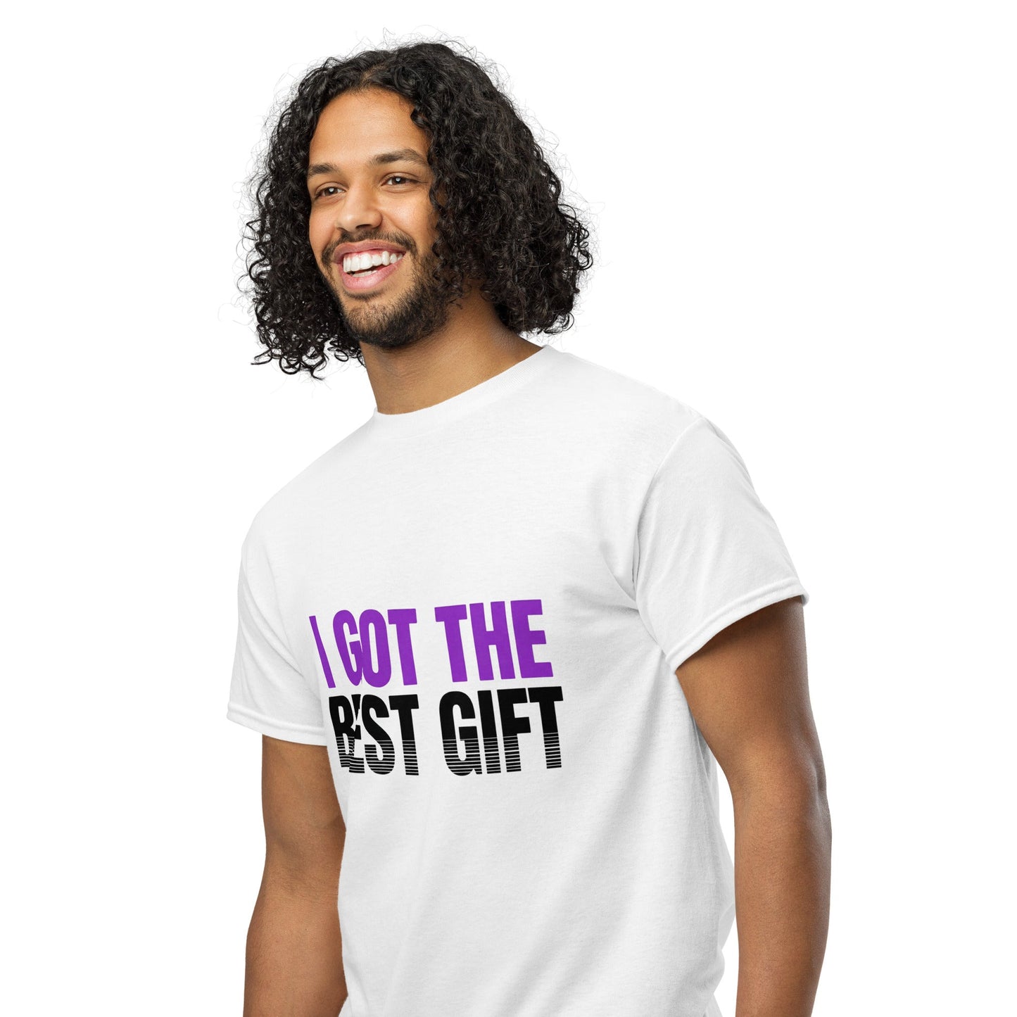I GOT THE BEST GIFT — Unisex Classic T-Shirt (White) - Truth Forge Apparel