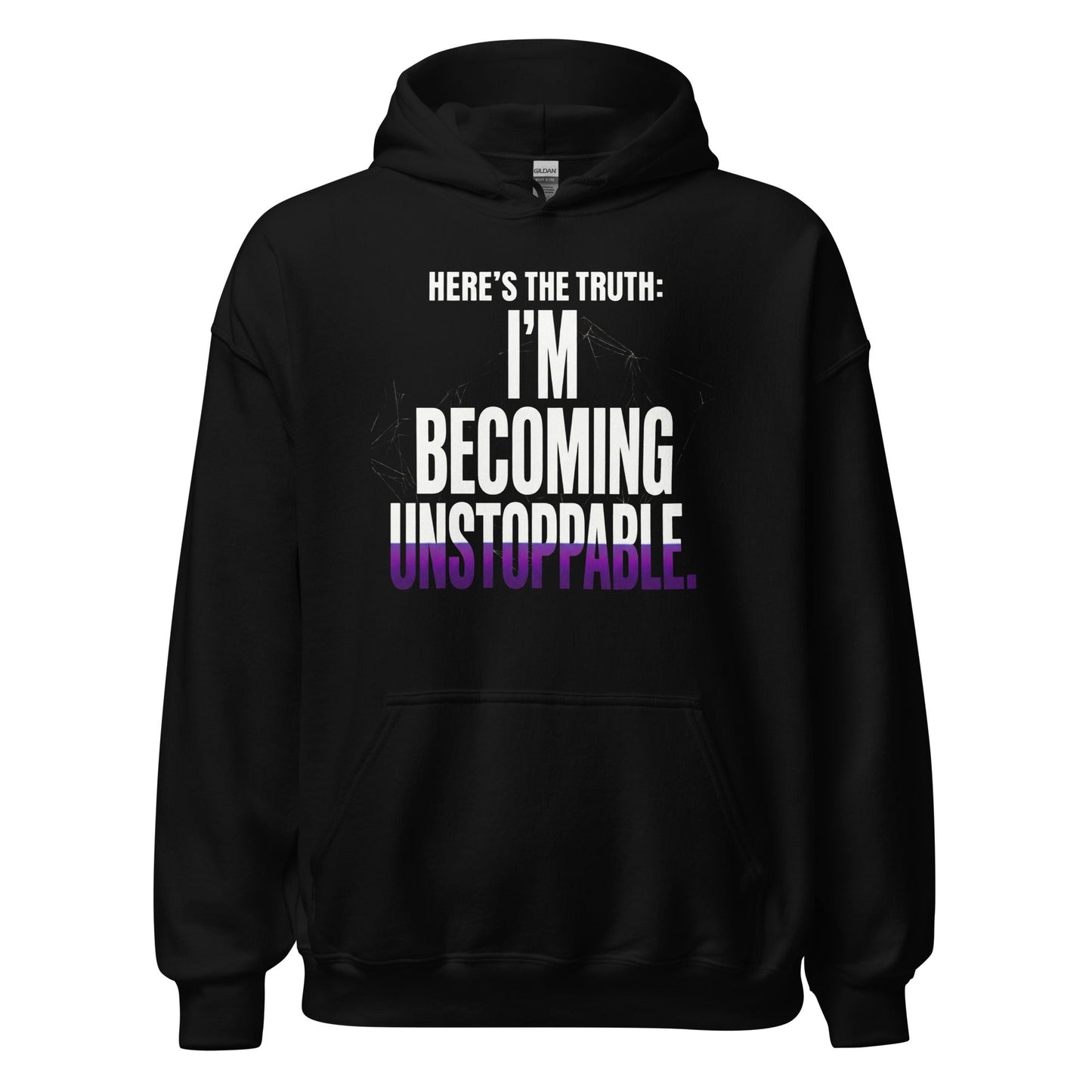 I’m Becoming Unstoppable — Unisex Classic Hoodie (Black) - Truth Forge Apparel