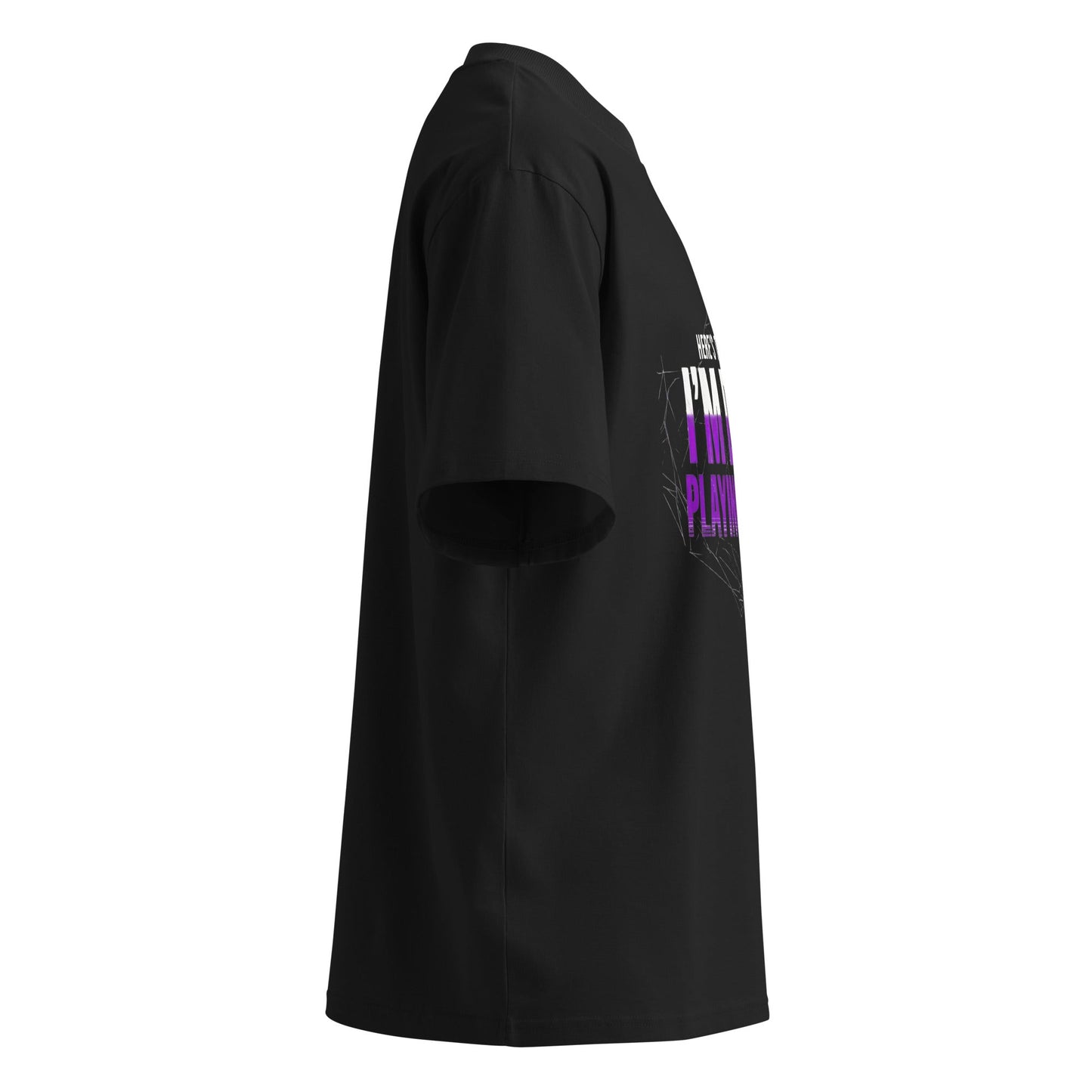 I’m Done Playing Small — Unisex Oversized T-Shirt (Black) - Truth Forge Apparel