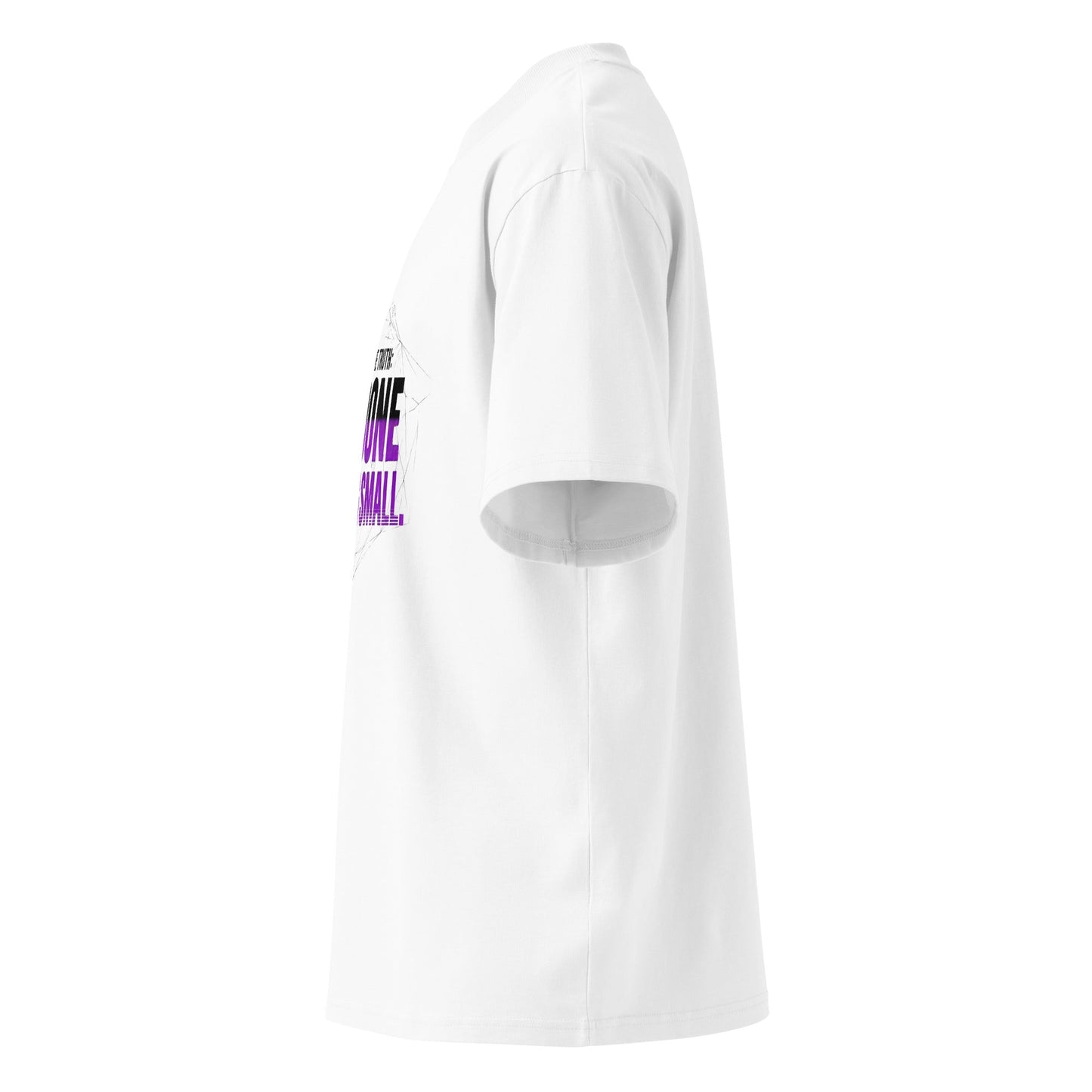 I’m Done Playing Small — Unisex Oversized T-Shirt (White) - Truth Forge Apparel