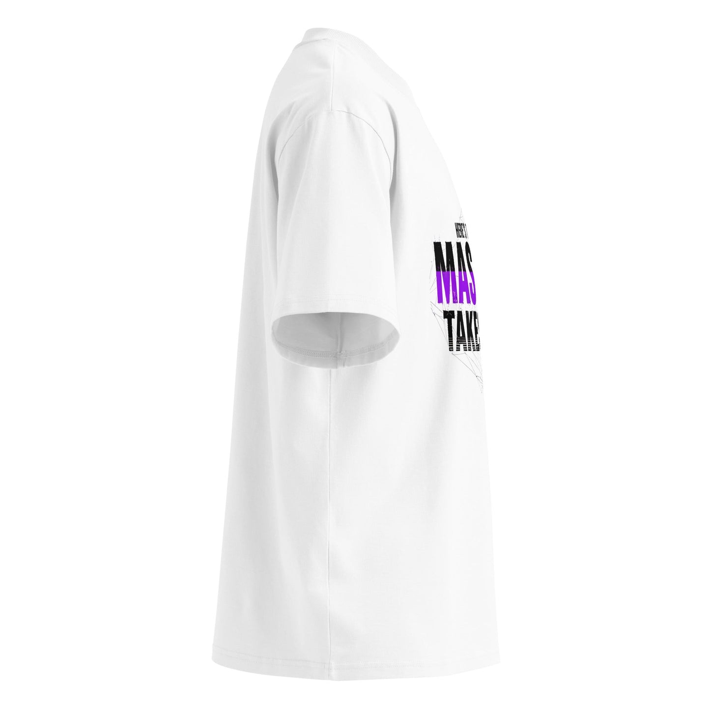 Mastery Takes Time — Oversized Organic Cotton high neck t-shirt - Truth Forge Apparel