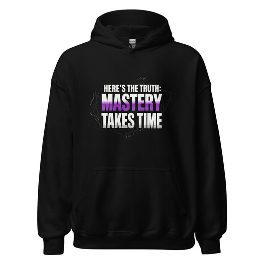 Mastery Takes Time — Unisex Classic Hoodie (Black) - Truth Forge Apparel