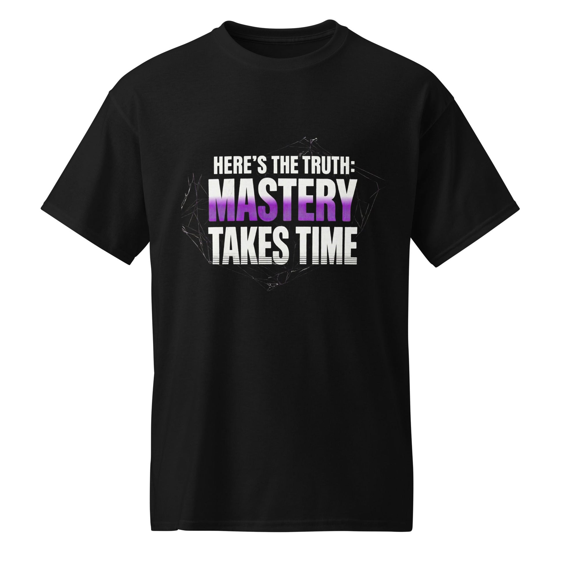 Mastery Takes Time — Unisex Performance T-Shirt (Black) - Truth Forge Apparel
