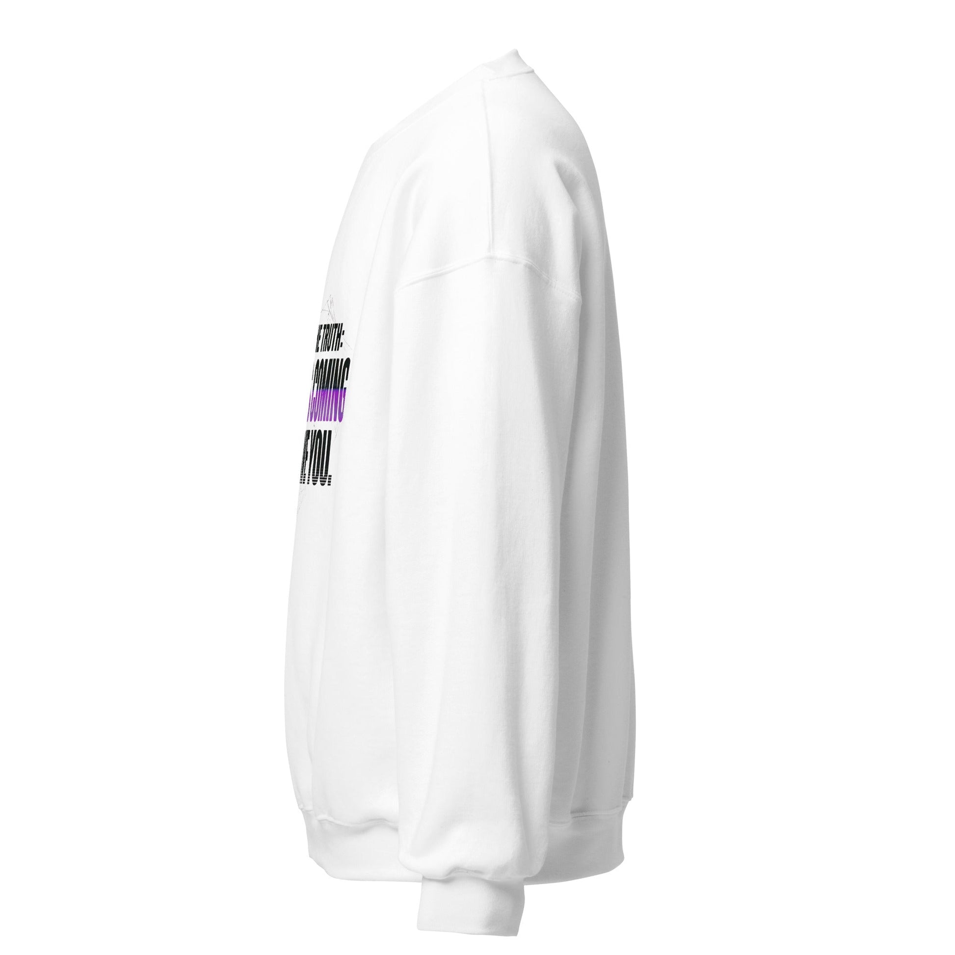 No One Is Coming to Save You — Unisex Classic Sweatshirt (White) - Truth Forge Apparel