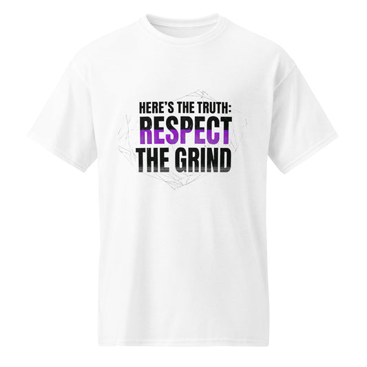 Respect the Grind — Unisex Classic T-Shirt (White) - Truth Forge Apparel