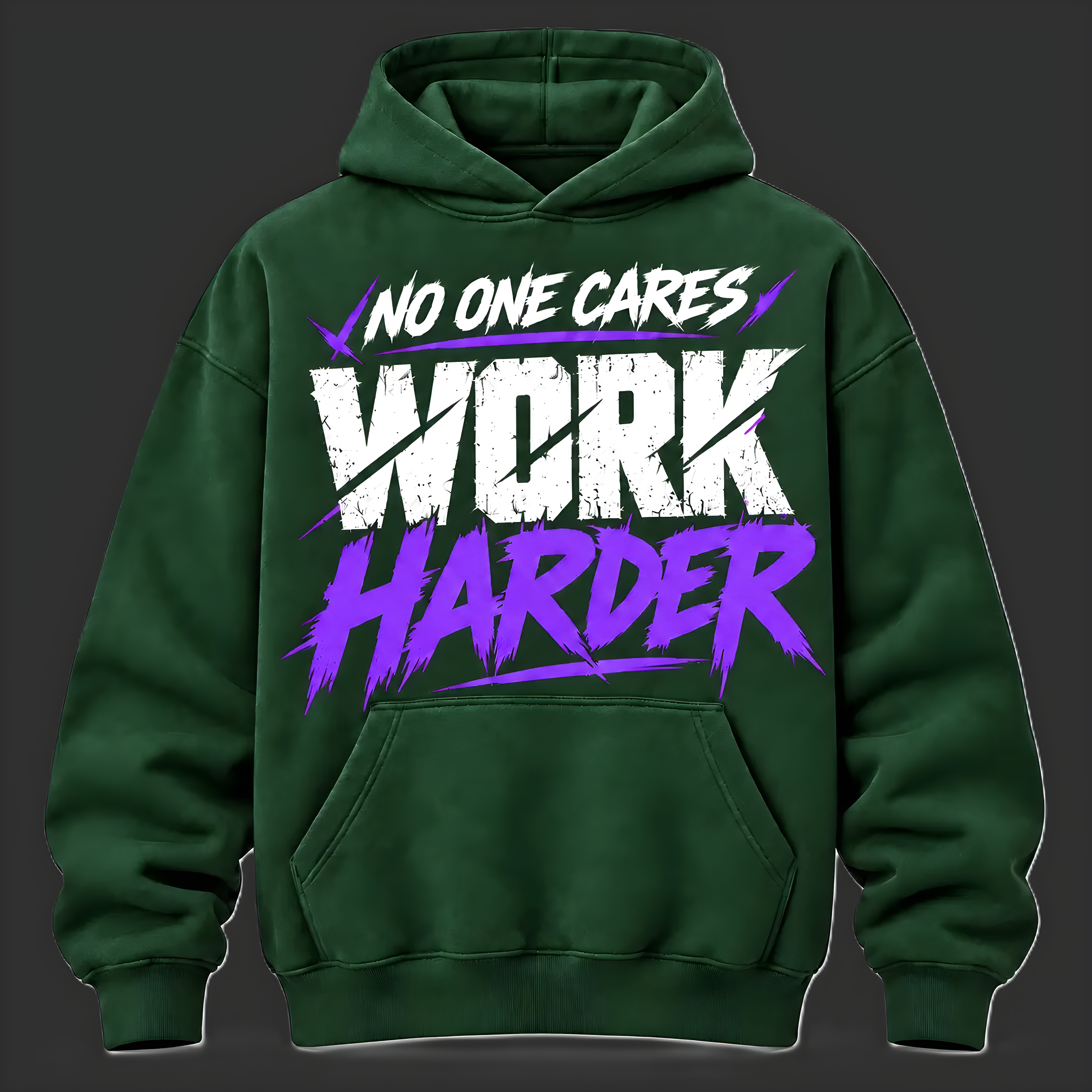 No One Cares Work Harder Hoodie - Image 3